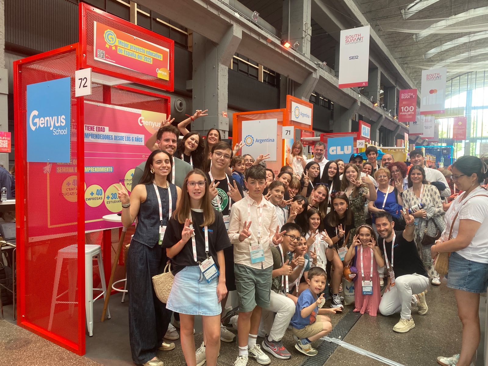 Comunidad Genyus en el stand de South Summit